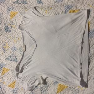 White medium crop top Olivia rae brand small stain on back